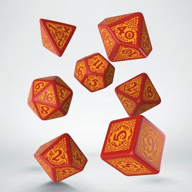 Набір кубиків Q Workshop Dragon Slayer Red & orange зображення 2