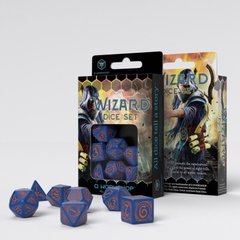 Набор кубиков Q Workshop Wizard Dark-blue & orange фото 1