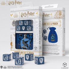 Кубики D6 + Мешочек Q Workshop Harry Potter. Ravenclaw Dice & Pouch фото 1
