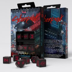 Набор кубиков Q Workshop - Cyberpunk Red Essential Dice Set фото 1