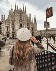 Картина за номерами: Прогулянка в Мілані ©Оксана Воробій зображення 1