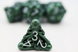 Набір кубиків Green Mind Eater Hollow RPG Metal Dice Set