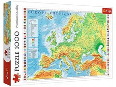 Пазл Фізична карта Європи 1000 ел. зображення 1