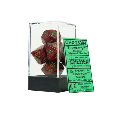 Набір кубиків Chessex Speckled Strawberry зображення 2