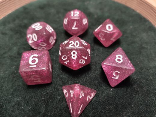 Набор кубиков Блеск (розовый) фото 1