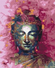 Картина за номерами: Будда в рожевих відтінках зображення 1