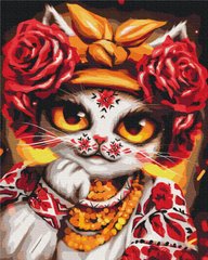 Картина за номерами: Кішка Троянда ©Маріанна Пащук зображення 1