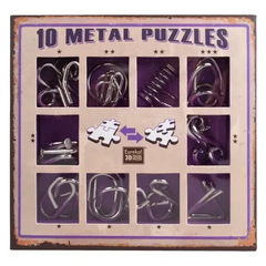 Набір головоломок 10 Metal Puzzle Violet (10 шт.) зображення 1