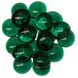 Набір каунтерів Chessex Crystal Dark Green Glass Stones
