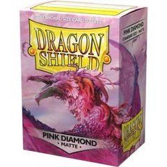 Протектори Dragon Shield 66 x 91мм (100 шт.) matte Pink Diamond зображення 1