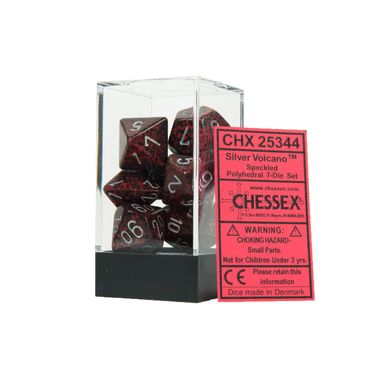 Набір кубиків Chessex Speckled Silver Volcano зображення 2