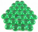 Набор каунтеров Chessex Crystal Light Green Glass Stones