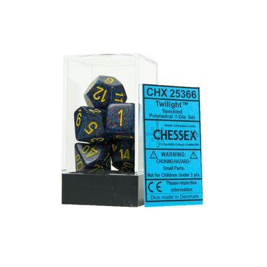 Набор кубиков Chessex Speckled Twilight фото 2