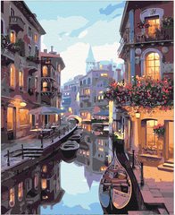 Картина по номерам: Канал в Венеции фото 1