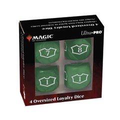 Настольная игра Набор кубов Ultra Pro Deluxe 22MM Forest Loyalty Dice Set with 7-12 for Magic: The Gathering (4шт) 1