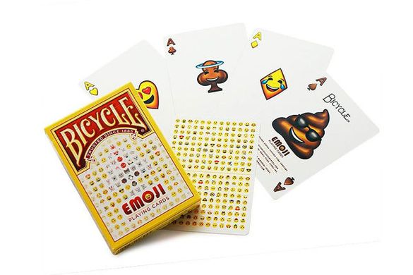 Игральные карты Bicycle Emoji фото 2