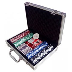 Настольная игра Покерный набор 200 фишек по 11,5 г  в алюминиевом кейсе 1