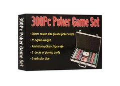 Покерний Набір На 300 Фішок З Номіналом По 11,5 Г(Алюмінієвий Кейс) зображення 1