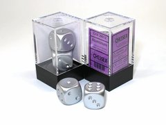 Набір кубиків Chessex Aluminum-Plated Metallic 16mm d6 with pips Pair (2) зображення 1