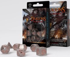 Набор кубиков Q Workshop Dragons Dice Set: Quartz фото 1