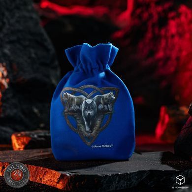 Мішечок для кубиків Anne Stokes Dice Pouch: Wolf Trio зображення 2