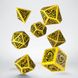 Набор кубиков Q Workshop Celtic 3D Revised Yellow & black Dice Set