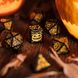 Набор кубиков Q Workshop Halloween Pumpkin Black & Glow in the dark Dice Set