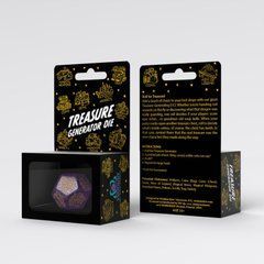 Кубик Treasure Generator Die: Shimmering Purple&Gold зображення 1