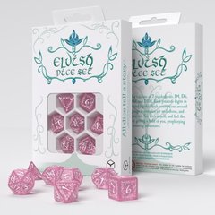 Набір кубиків Q Workshop Elvish Shimmering pink & White зображення 1