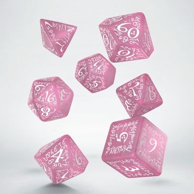 Набор кубиков Q Workshop Elvish Shimmering pink & White фото 2