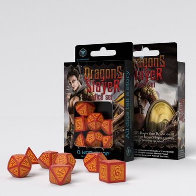 Настольная игра Набор кубиков Q Workshop Dragon Slayer Red & orange 1