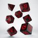 Набір кубиків Q Workshop Dragons Black & red