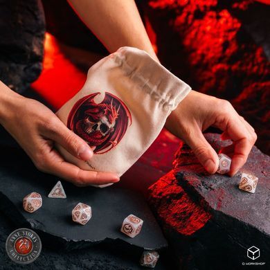 Мішечок для кубиків Anne Stokes Dice Pouch: Skull Embrace зображення 2