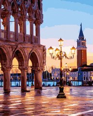 Премиум картина по номерам: Вечерняя площадь Венеции фото 1