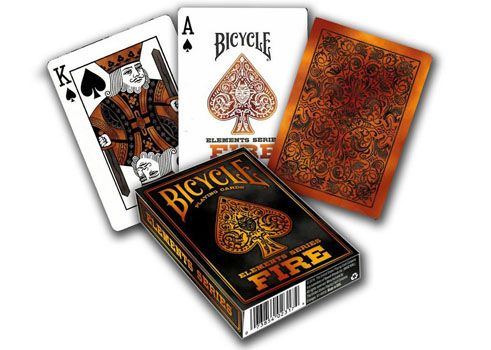 Игральные карты Bicycle Fire фото 2