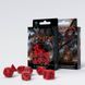 Набір кубиків Q Workshop Dragons Red & black Dice Set