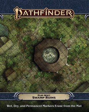 Поля Pathfinder Flip-Mat Swamp Ruins зображення 1