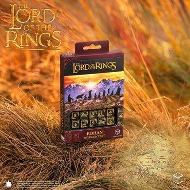 Набір кубиків The Lord of the Rings: Rohan 10xD6 Dice Set зображення 6