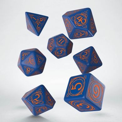 Набор кубиков Q Workshop Wizard Dark-blue & orange фото 2