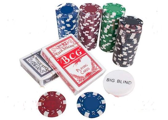 Покерный Набор На 200 Фишек С Номиналом По 11,5 Г (Алюминиевый Кейс) фото 3
