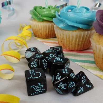 Набор кубиков Q WORKSHOP 20 years: Llama Dice Set фото 4
