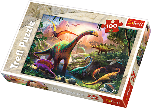 Пазл Світ динозаврів 100 ел. зображення 1