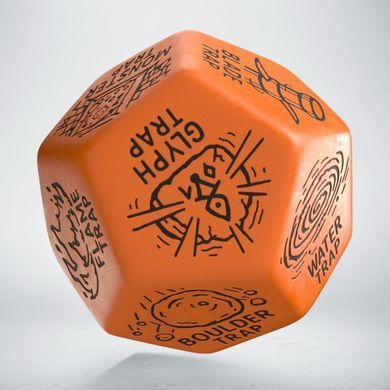 Кубик Trap Generator Die: Orange&Black фото 2