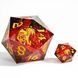 Кубик Sharp Edge Resin 55mm Chonk D20 Red