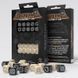 Набор кубиков Fortress Compact D6: Black&Beige