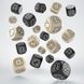 Набор кубиков Fortress Compact D6: Black&Beige