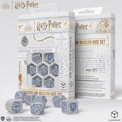 Набор кубиков Q Workshop Harry Potter. Ravenclaw Modern Dice Set - White фото 1