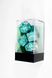 Набір кубиків Chessex Marble Oxi‑Copper™/white