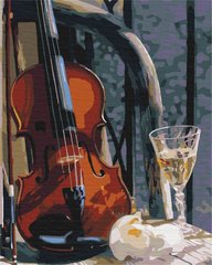 Картина по номерам: Скрипка с вином фото 1