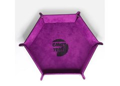 Лоток для кубиків Hexagon dice tray - Light Purple зображення 1